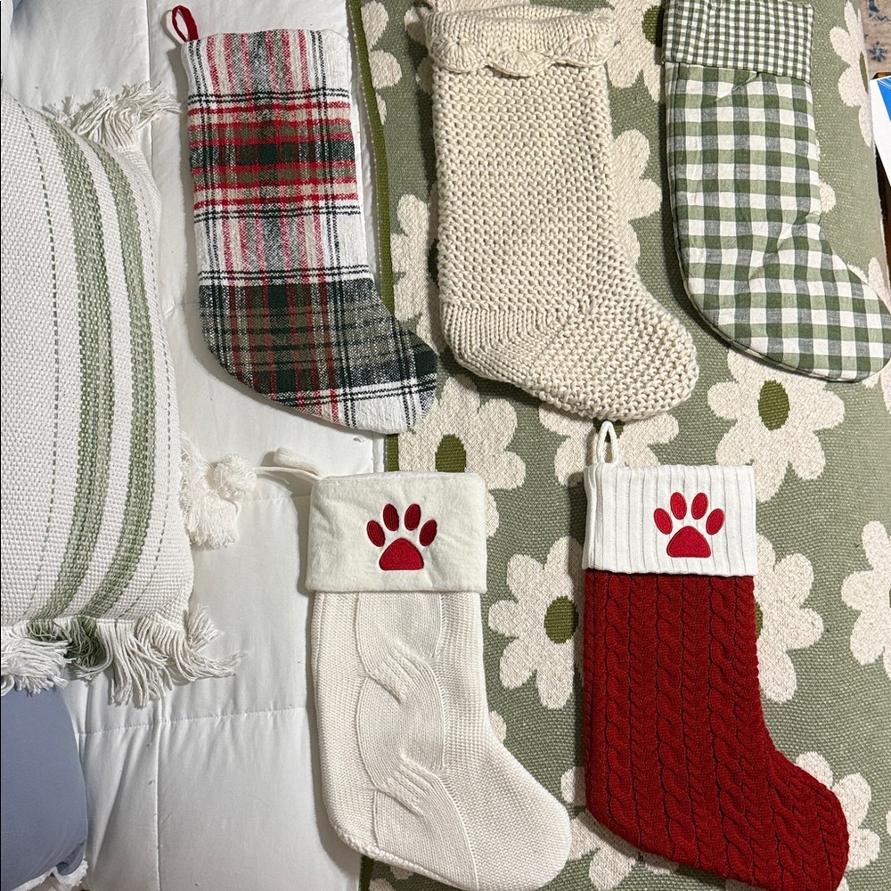 Festive Christmas Stockings Set